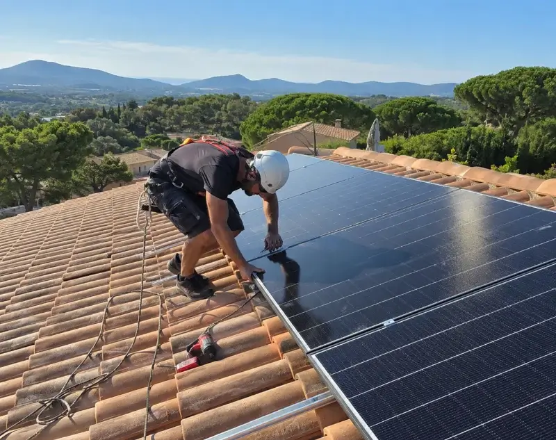 Installateur panneaux solaires Charentay — pose photovoltaïque sur toiture